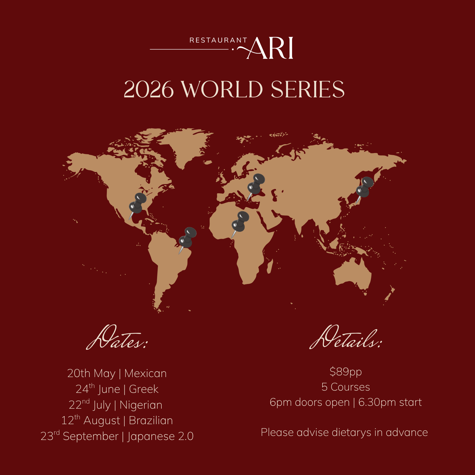2026 world series (14 x 14 cm)